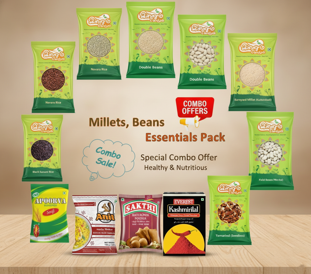 Combo 9 – Millets, Beans & Essentials Pack